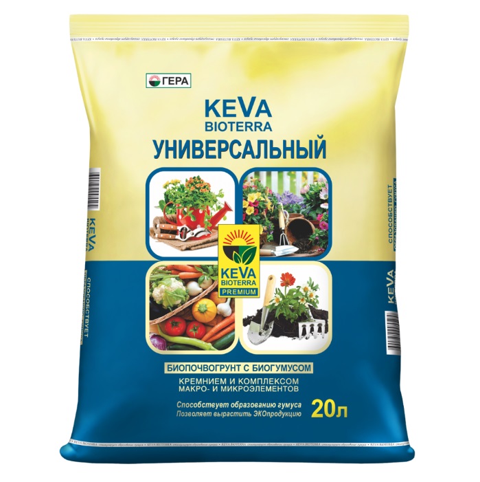Почвогрунт Универсальный KEVA BIOTERRA ГЕРА 20л